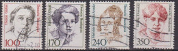 Femmes De L'histoire -  ALLEMAGNE - Thérèse Giehse, Hannah Arendt, Hedwig Dransfeld - N° 1222-1223-1224-1225 - 1988 - Gebraucht