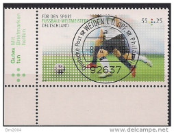 2010  Deutschland Yv. 2613 Mi. 2788  Used Fußball-Weltmeisterschaft , Südafrika - 2010 – South Africa
