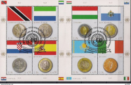 2007 UNO WIEN   Mi. 489-496 **MNH  Flaggen Und Münzen Der Mitgliedsstaaten - Ungebraucht