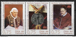 2012  Vatikan Mi. 1745-7 **MNH   400 Jahre Vatikanisches Geheimarchiv. - Neufs
