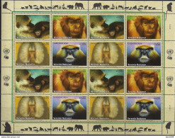 2007 UNO WIEN   Mi. 485-8 **MNH  Primaten. - Ungebraucht