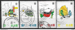 1977 Hong Kong  Mi. 337-40 Used  Tourismus - Gebruikt