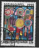 1995 UNO Wien Mi. 179 Used Weltgipfel Für Soziale Entwicklung, Kopenhagen - Used Stamps