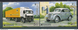 2013 Ukraine  Mi.1334-5**MNH Europa: Postfahrzeuge. - 2013