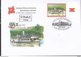 2008 Austria  Österrreich 2767  FDC   Tag Der Briefmarke: Schaufelraddampfer „Schönbrunn“ (1912) Auf Der Donau - FDC
