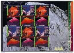 2002 UNO WIEN   Mi. 363-6**MNH Internationales Jahr Der Berge - Blocks & Sheetlets