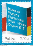 2012  POLAND Mi. 4290 **MNH  BILATERAL EXHIBITION POLAND - GERMANY KARGOWA 2012 - Ungebraucht