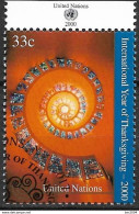 2000 UNO NEW YORK MI.830 Used  Internationales Jahr Der Danksagung. - Used Stamps