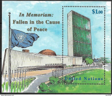 1999 UNO NEW YORK MI. Bl 17**MNH  Dag-Hammarskjöld-Medaille „Gefallen Im Dienste Des Friedens - Blocks & Sheetlets