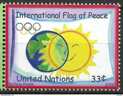 2000 UNO NEW YORK MI.845 **MNH    Internationale Friedensflagge - Ongebruikt