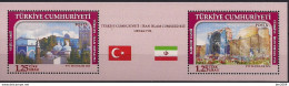 2015 Türkei Mi. Bl. 128  /  Iran Mi. 3361-3362 ** MNH - Joint Issues
