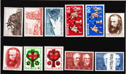 HITB/108 N O R W E G E N  1968  MICHL  561/65+568/71+576/77  ** Postfrisch SIEHE ABBILDUNG - Oblitérés