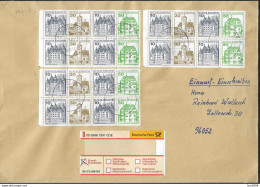 1981  Germany  Deutschland  Mi H Blatt 27 II Letterset  Einschriebebrief  Burgen Und Schlösser - 1981-1990