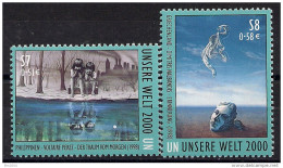 2000 UNO WIEN   Mi. 307-8 **MNH  Unsere Welt Im Jahr 2000 - Ungebraucht