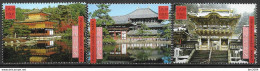 2001 UNO  Genf   Mi. 417-422 **MNH  UNESCO-Welterbe: Japan - Nuevos