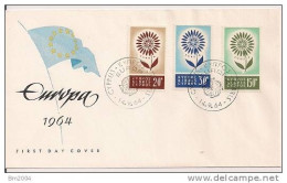 1964 Zypern  Chypre  YV. 232-4  Mi. 240-2 FDC - 1964