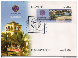 2013 Ägypten Mi. 2512-14 FDC    Tourismus. - Storia Postale