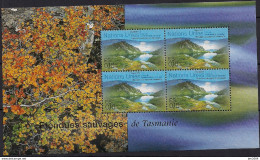 1999 UNO Genf Mi. H-Bl 17-22 **MNH UNESCO-Welterbe: Australien. - Unused Stamps