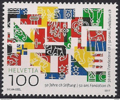 2017 Schweiz   Mi. 2497**MNH     50 Jahre „Ch Stiftung“ Für Eidgenössische Zusammenarbeit - Unused Stamps