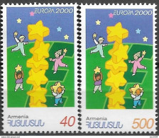 2000  Armenien / Armenia / Arménien    Mi. 375-6**MNH  EUROPA Kind Mit Stern - 2000