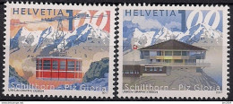 2017 Schweiz Mi. 2483-4**MNH  50 Jahre Schilthornbahn Zum Piz Gloria - Ungebraucht