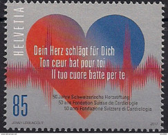 2017 Schweiz Mi. 2486**MNH  50 Jahre Schweizerische Herzstiftung. - Neufs