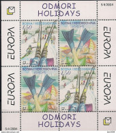 2004 Bosnien-Herzegowina Kroatisch Post Mostar Bl. 4  ** MNH  Europa: Ferien - 2004