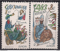 1997 Tschechische Republik   Ceska  Mi 144-5 ** MNH  Europa: Sagen Und Legenden - 1997