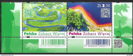 2020 Polen Polska  Mi.5215-6 **MNH Tourismus. - Ungebraucht