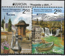 2012 Bosnien Und Herzegowina  Mi. 589-590DI **MNH  Europa   " Besuche " - 2012