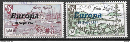 1961 Herm Island  Used  Europa - 1961