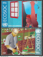 2009 UNO NEW YORK   MI. 1159-60**MNH   Wirtschafts- Und Sozialrat Der Vereinten Nationen (ECOSOC). - Nuovi