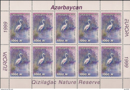 1999 ASERBAIDSCHAN/ AZERBAYCAN   Mi. 442-3 **MNH    Europa: Natur- Und Nationalparks - Blocks & Sheetlets