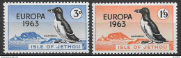 1963 EUROPA Isle Of Jethou MAIL**MNH - 1963