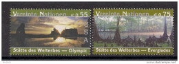 2003 UNO Wien Mi. 397-8 **MNH   UNESCO-Welterbe: Vereinigte Staaten Von Amerika - Unused Stamps