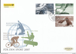 2007 Germany  Deutschland  Mi. 2585-7 FDC . Sporthilfe: - 2001-2010