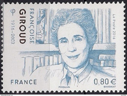 2016 Frankreich Mi. 6526 **MNH  100. Geburtstag Von Françoise Giroud. - Neufs