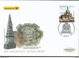 2016 Germany  Deutschland  Mi. 3219 FDC  350. Geburtstag Von George Bähr. - 2011-…