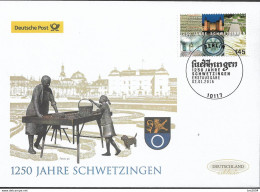 2016 Germany  Deutschland  Mi. 3204 FDC  1250 Jahre Schwetzingen. - 2011-…