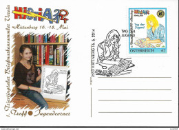 2014  Austria Österreich  Hibria 2014  Karte "  Tag Der Jugend " - FDC