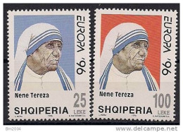 1996 Albanien Mi. 2589-0 **MNH  Europa  NENE TEREZA - 1996