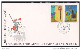 1997 Zypern Mi. 897-8 FDC  Europa - 1997