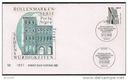 2002 Germany Deutschland   Mi. 2301  FDC Sehenswürdigkeiten: Porta Nigra, Trier - 2001-2010