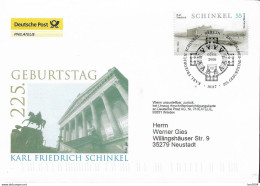 2006 Deutschland  Allem. Fed. Germany  Mi. 2527 FDC   225. Geburtstag Von Karl Friedrich Schinkel. - 2001-2010