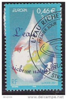 2001 Frankreich  France Mi. 3528 Used  I. Europa: Lebensspender Wasser. - 2001