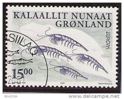 2001 Grönland Mi. 368 Used  I. Europa: Lebensspender Wasser. - 2001
