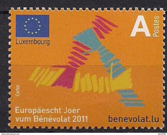 2011 Luxemburg Mi. 1903  **MNH Recomandee Europ. Jahr Der Freiwillgentätigkeit - 2011