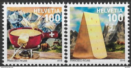 2018 Schweiz   Mi.  2577-8 **MNH  Nationalgericht: Käsefondue. - Unused Stamps