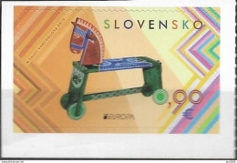 2015 Slovensko  Slowakei Mi. 764**MNH Europa: Historisches Spielzeug. Rollpferd - Unused Stamps
