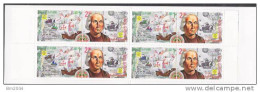 1992 Bulgarien Booklet   Yv. 3445-6  Mi. 3982-3 ** MNH  Europa: 500. Jahrestag Der Entdeckung Von Amerika - 1992